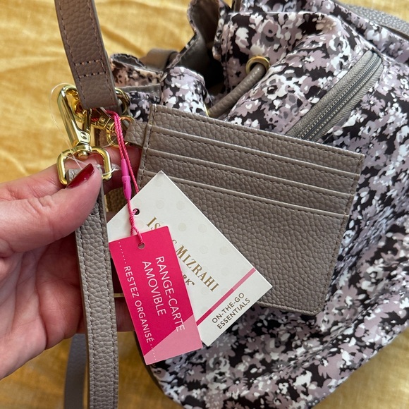 Isaac Mizrahi Floral Drawstring crossbody - Picture 14 of 17